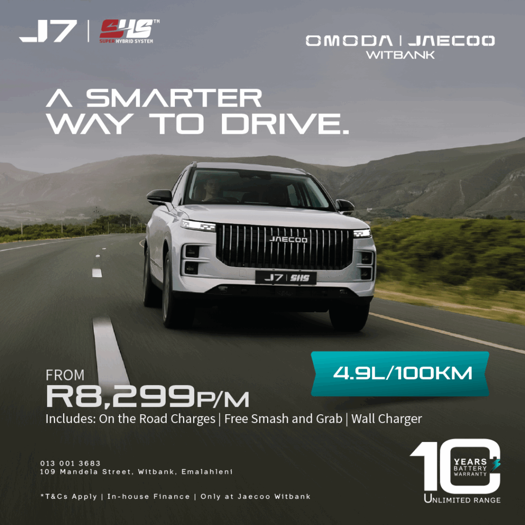 Jaecoo J7 from Eastvaal Motors