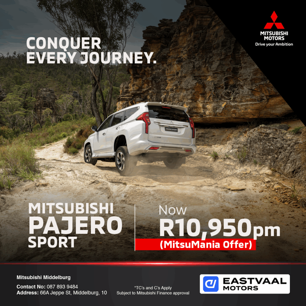 Mitsubishi Pajero Sport from Eastvaal Motors