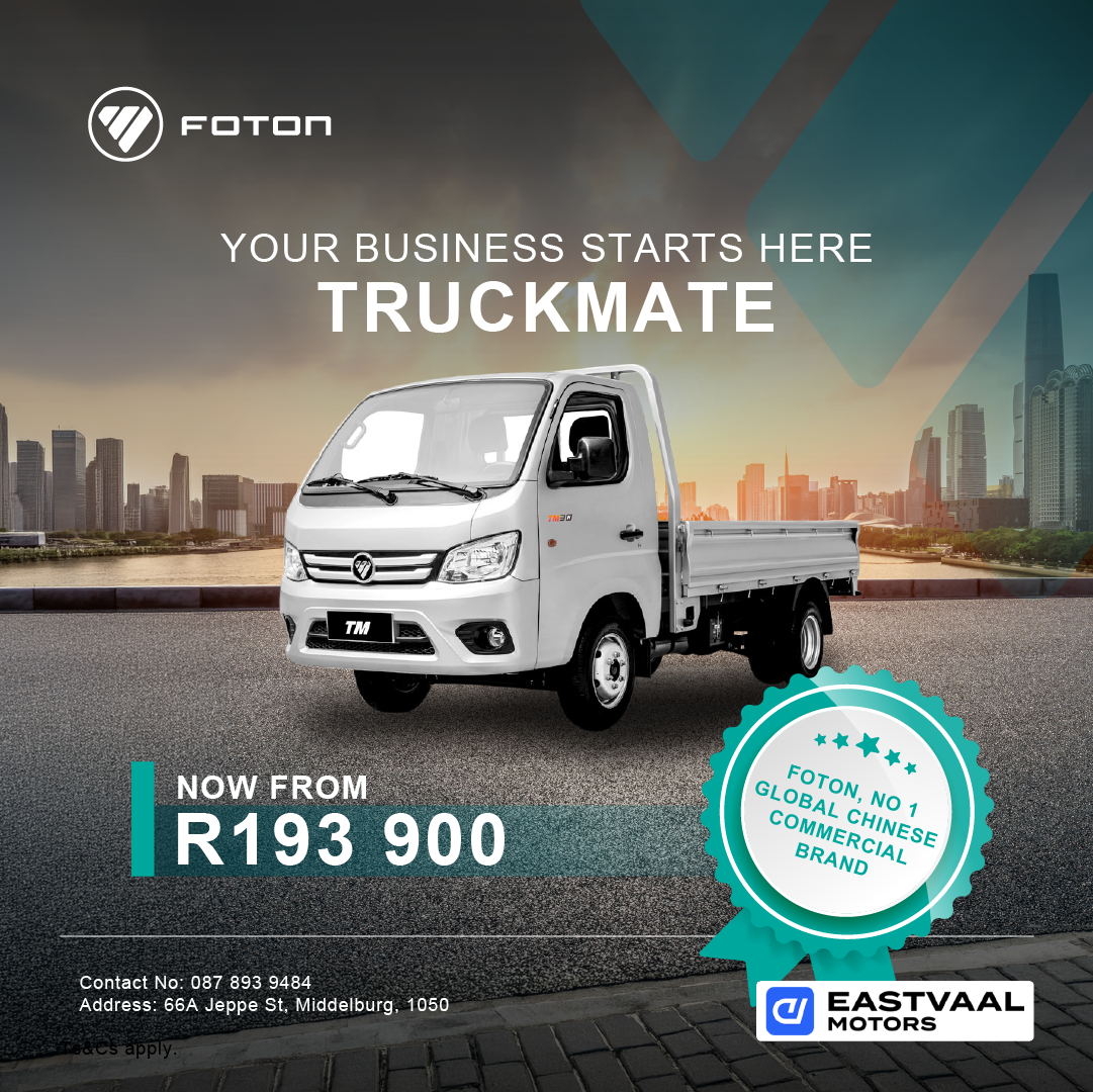 Foton Truck Mate from Eastvaal Middelburg Foton