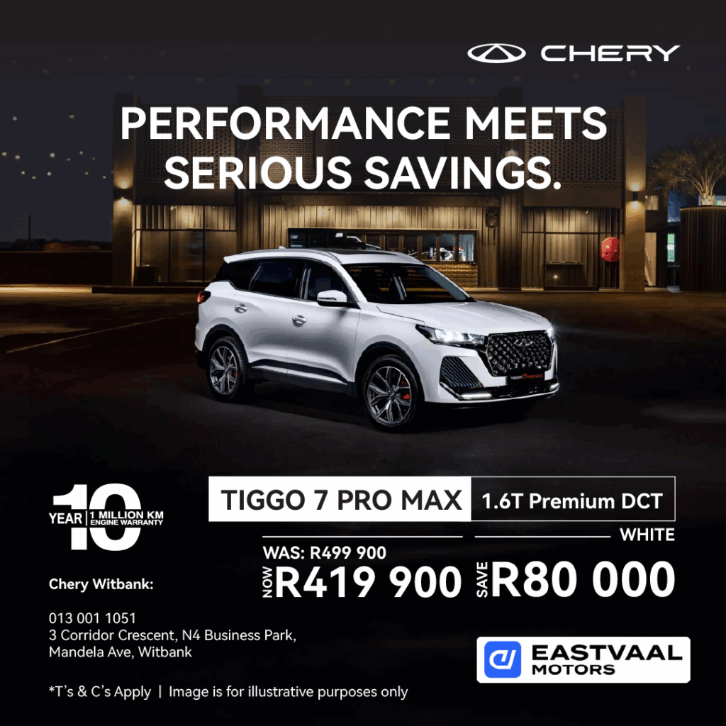 Chery Tiggo 7 Pro Max from Eastvaal Motors