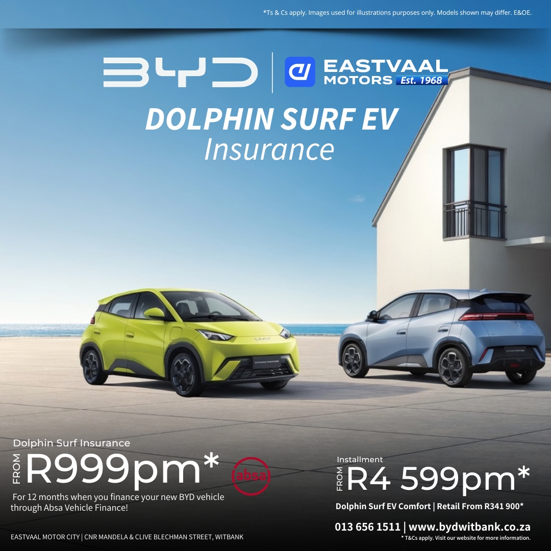 Bold. Smart. Electric. from Eastvaal Witbank BYD