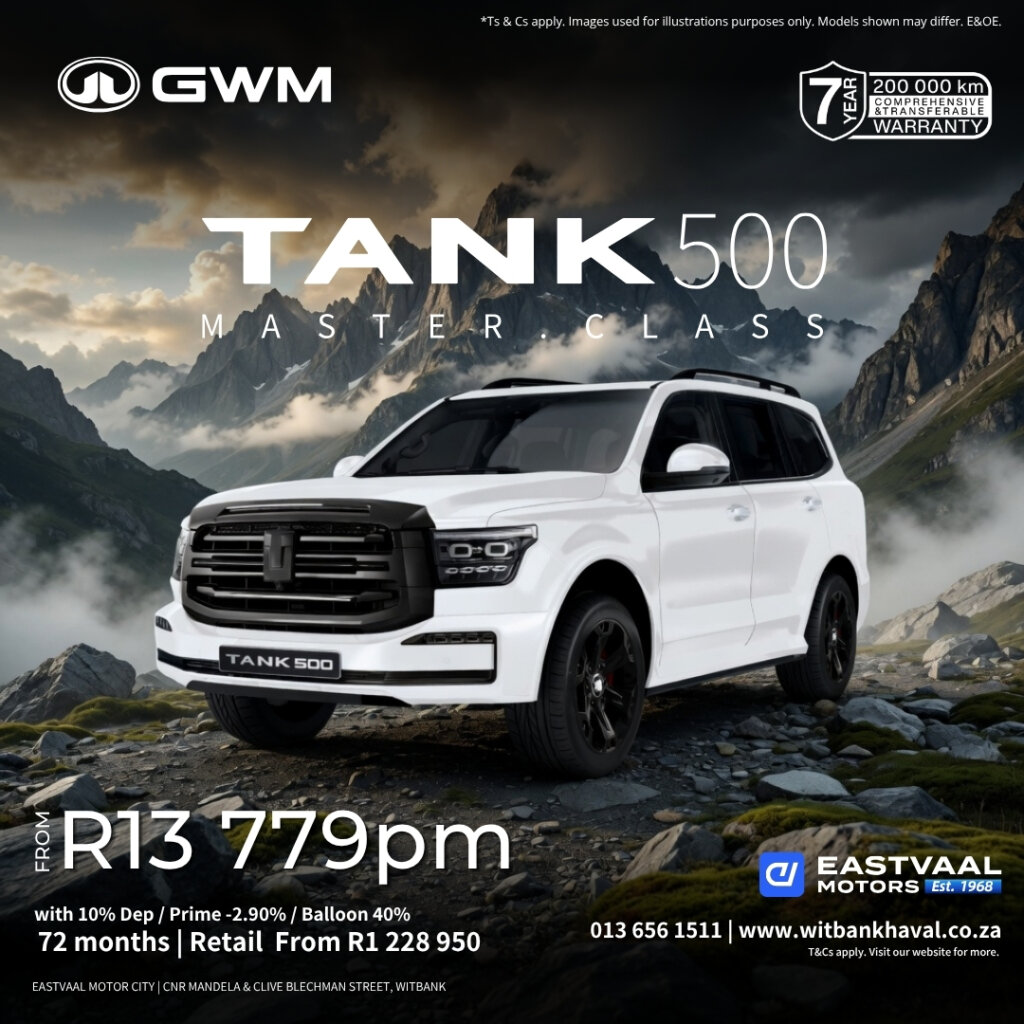 Go Further. Drive Smarter. Live Bolder. from Eastvaal Motors