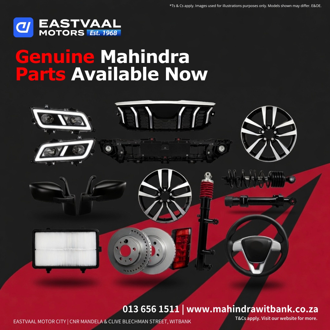 ⚡ Genuine Mahindra Parts Available Now! from Eastvaal Motor City Mahindra