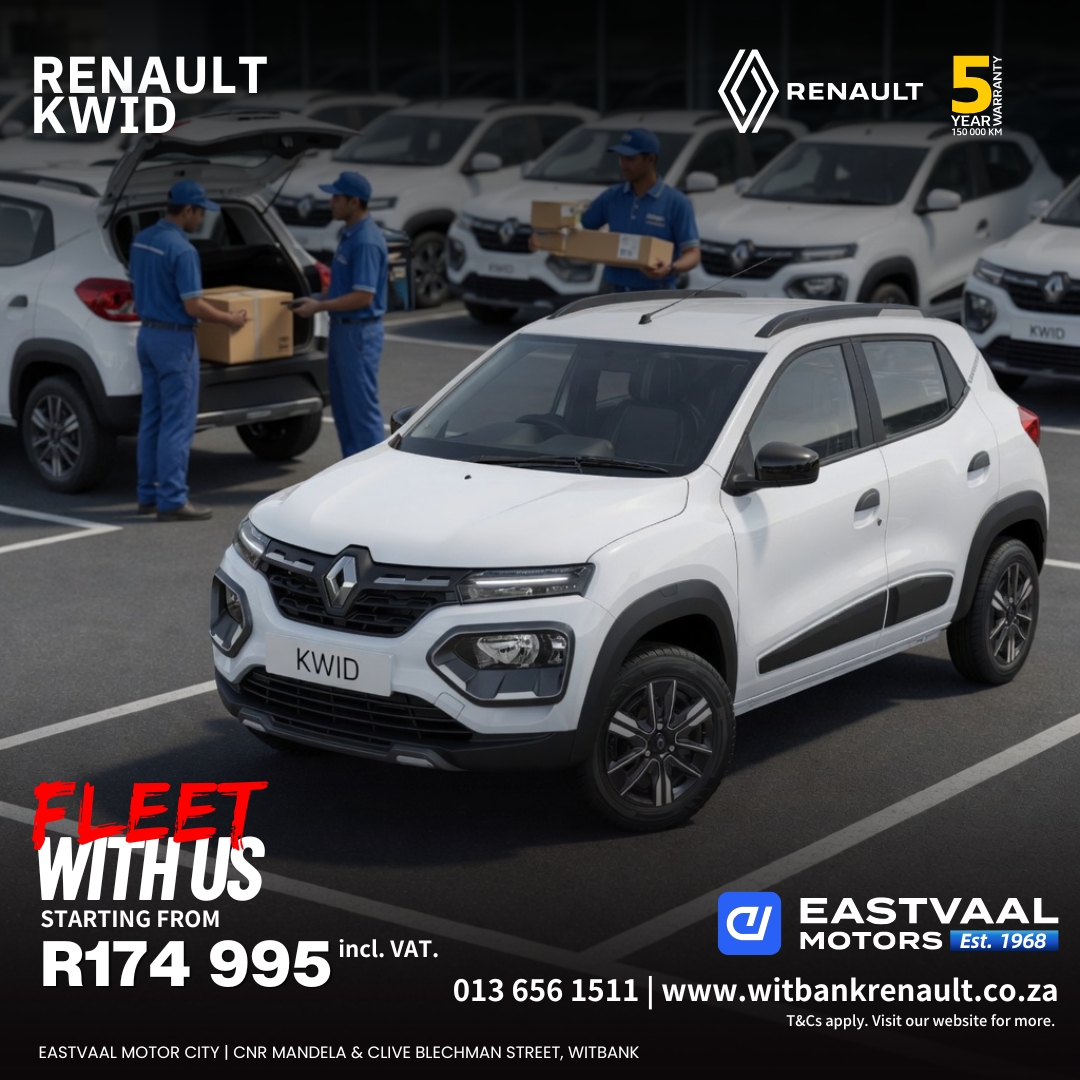Fleet With Us at Renault Witbank!