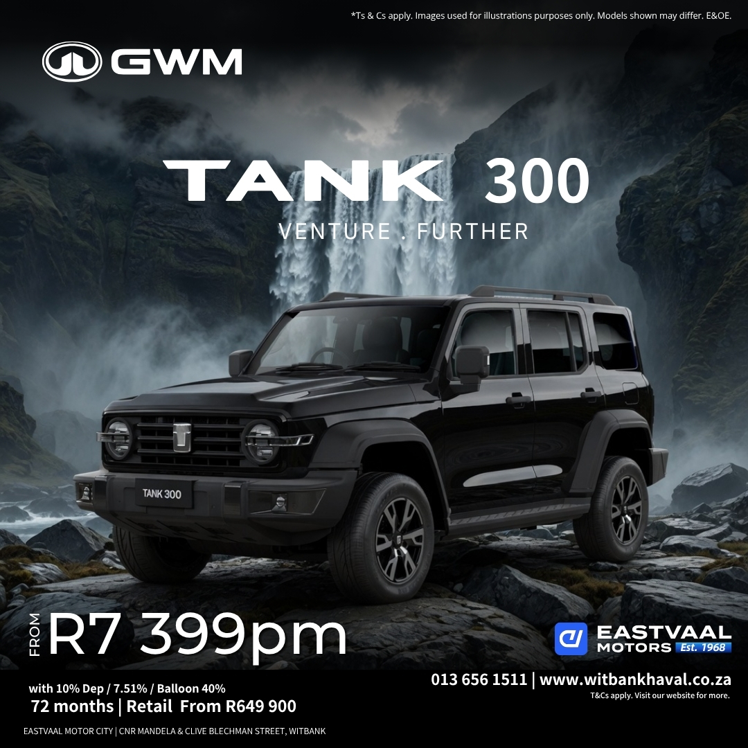 Why blend in when you can stand out? from Eastvaal Motor City Witbank GWM