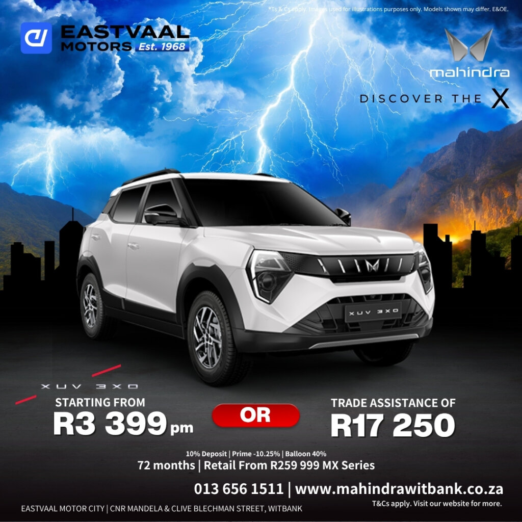 This May, choose the ride that conquers everything. Mahindra — Built for Mpumalanga roads, mines, farms & adventures. from Eastvaal Motors