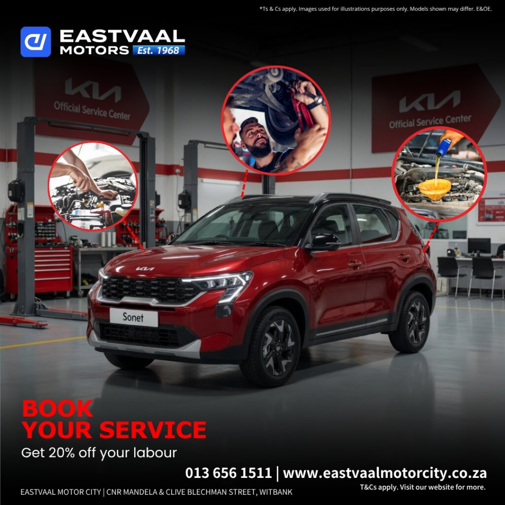 🛠️ Keep Your Kia Running Like New – Book Your Service Today! from Eastvaal Motors