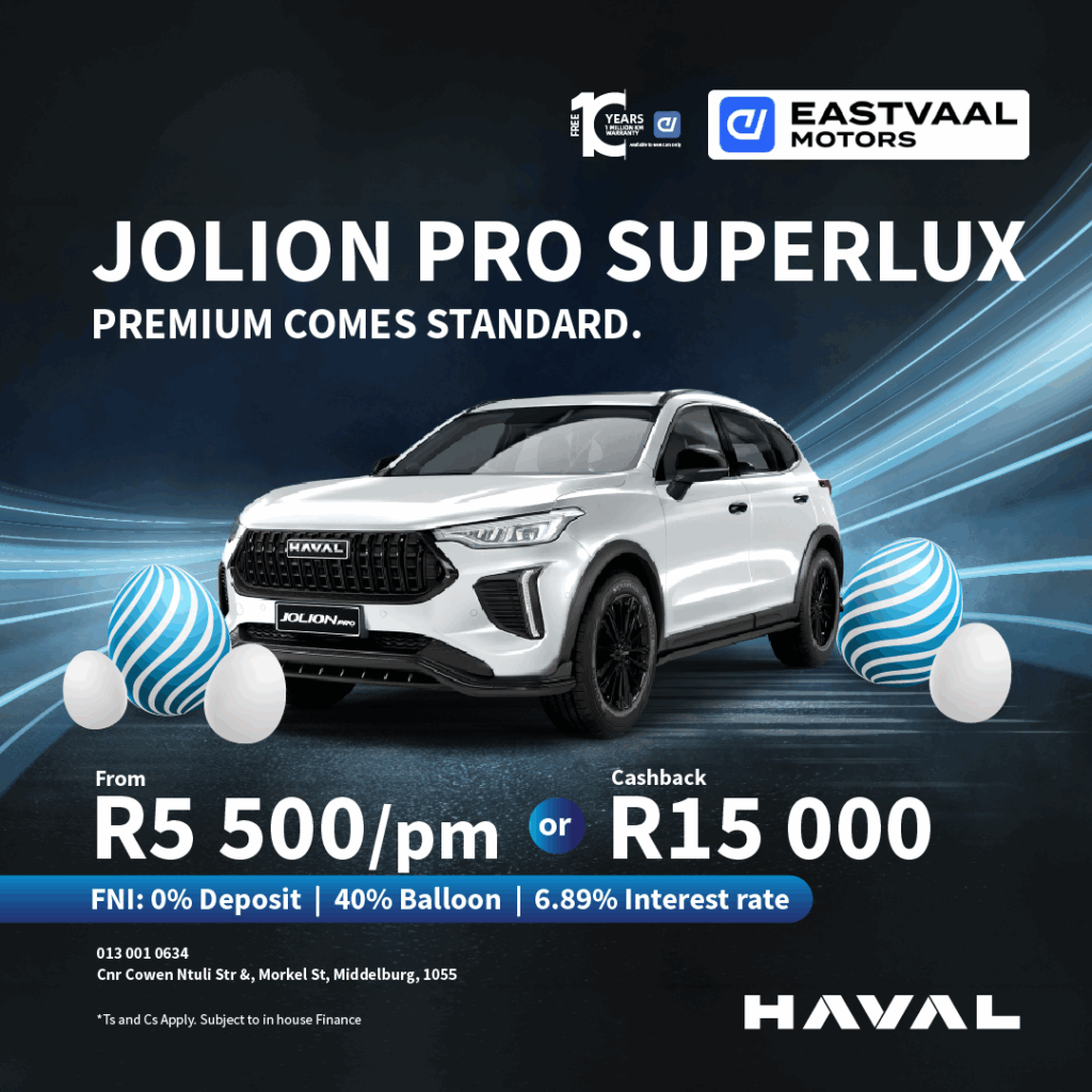 Haval – Jolion Pro Superlux from Eastvaal Motors
