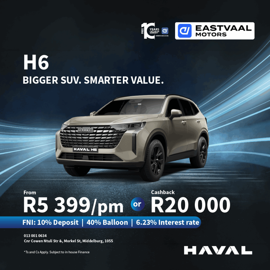 Haval H6 from Eastvaal Motors