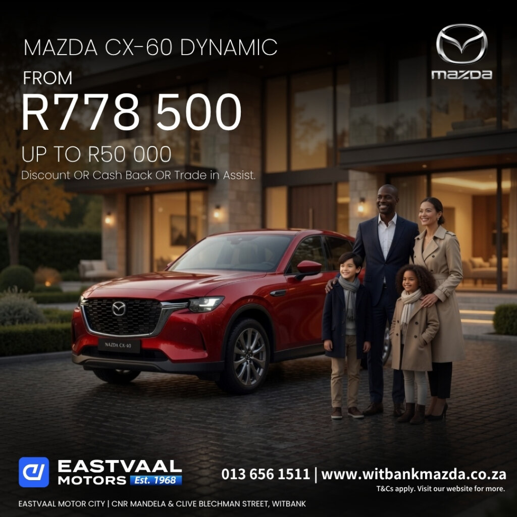 May Mastery Begins! Step into pure driving pleasure with Mazda. from Eastvaal Motors