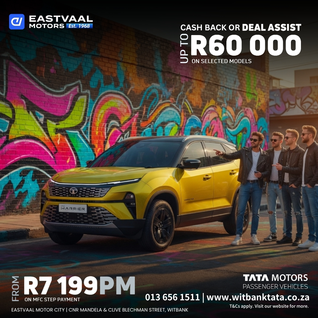May Energy is HERE! Don’t just drive — dominate with Tata! from Eastvaal Witbank Tata