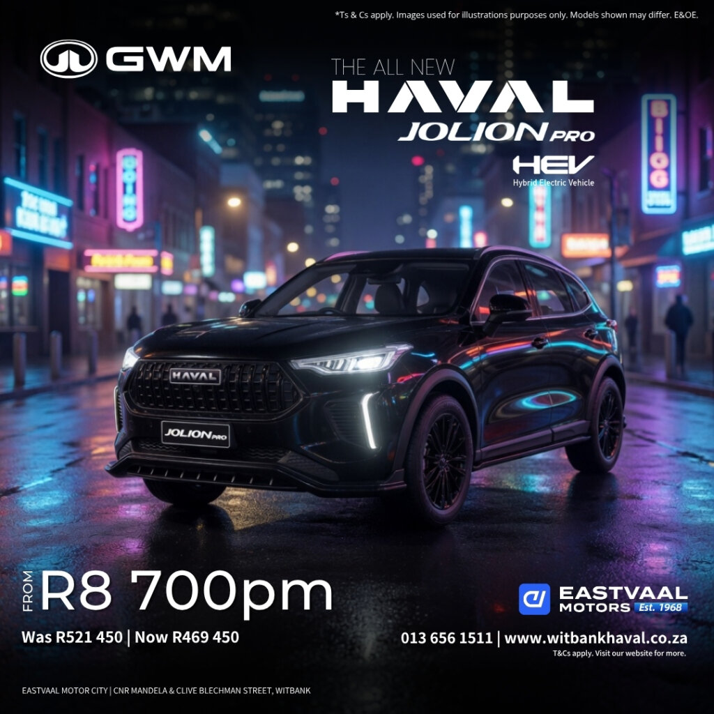 Real Power. Real Style. Real South African Roads. from Eastvaal Motors