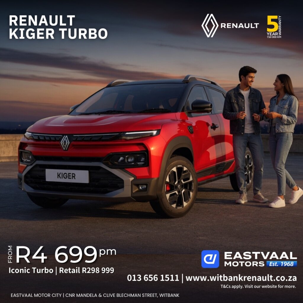 Adventure Awaits From city streets to weekend escapes, the Renault range is ready for whatever May brings. from Eastvaal Motors