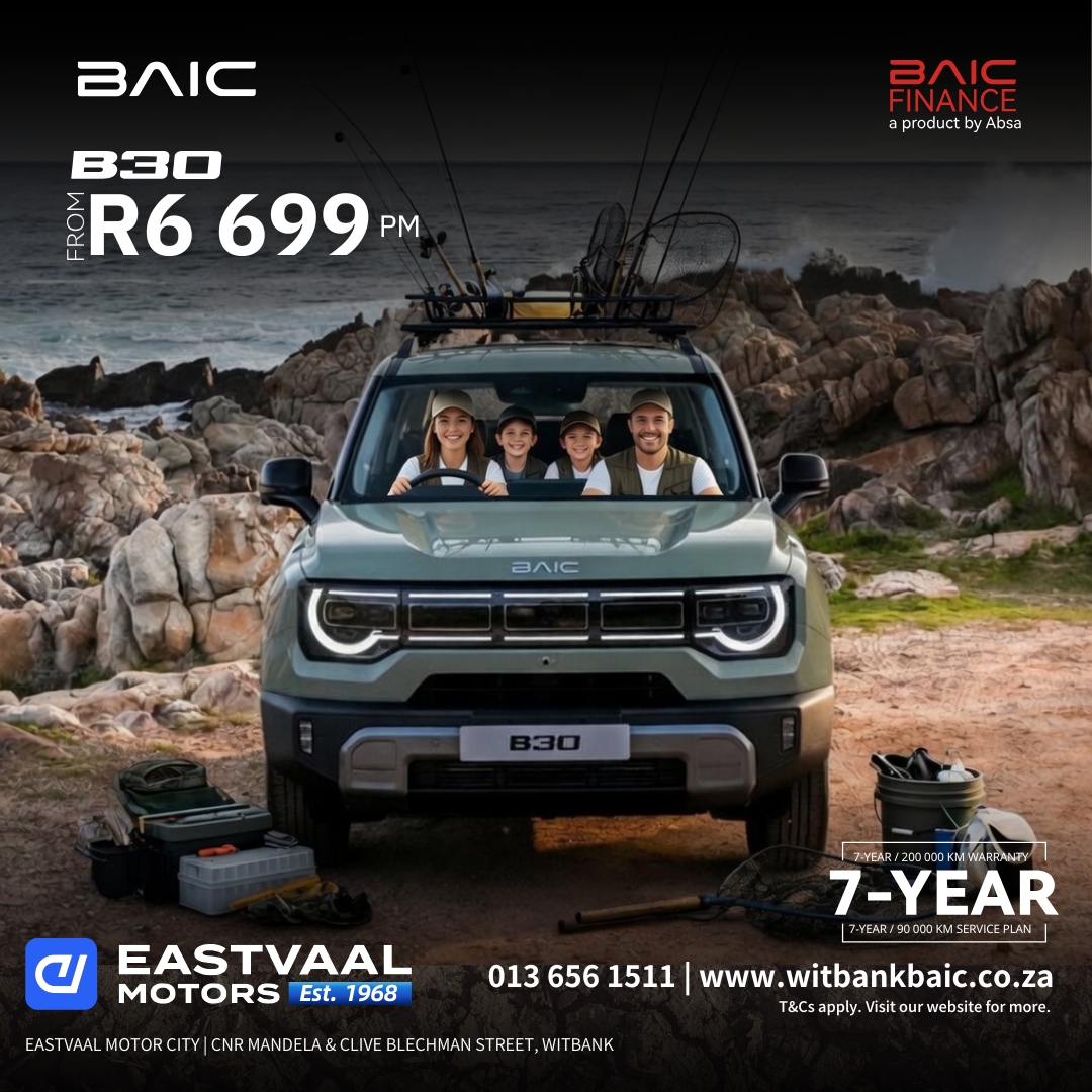May Momentum Starts with BAIC. from Eastvaal Motor City Witbank BAIC