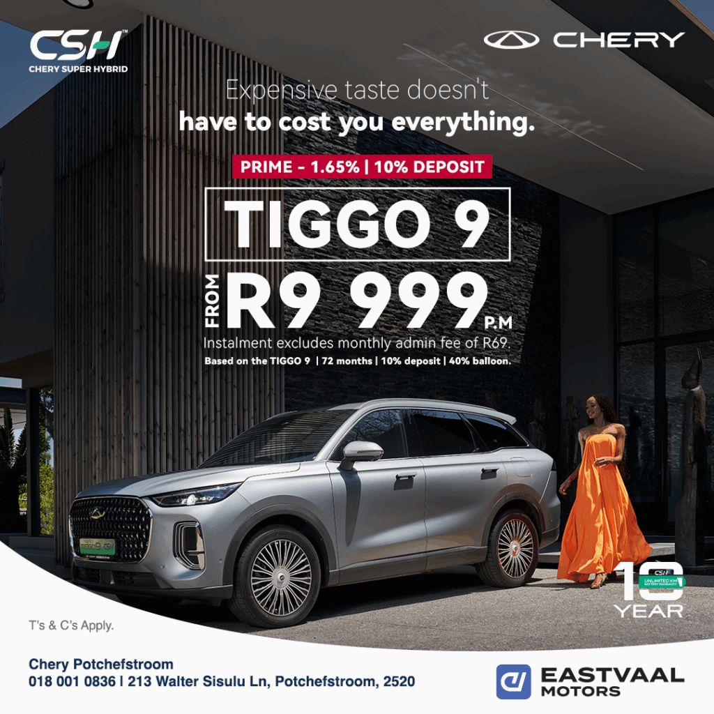 Chery Tiggo 9 from Eastvaal Motors