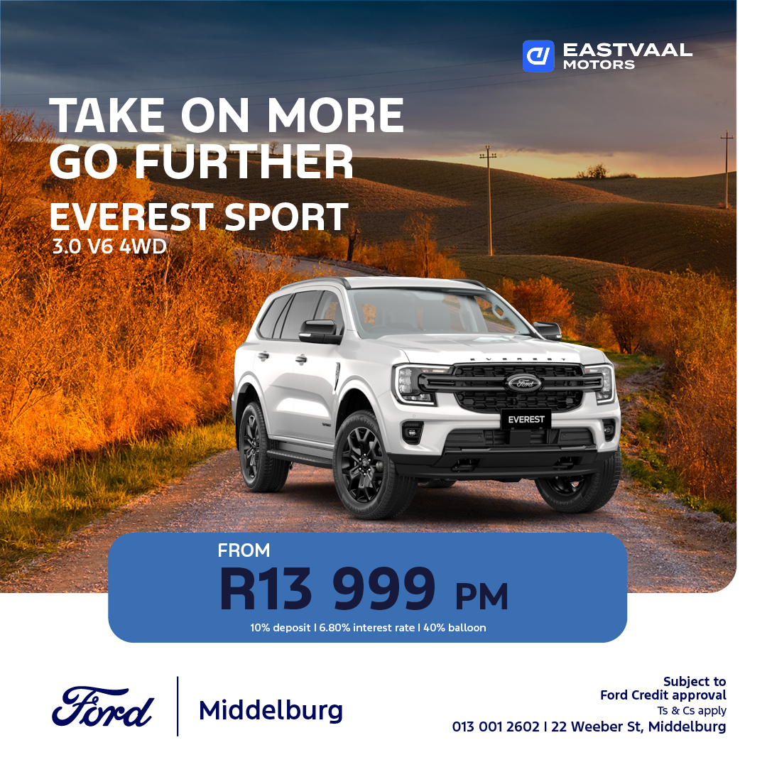 Ford Everest Sport from Eastvaal Middelburg Ford