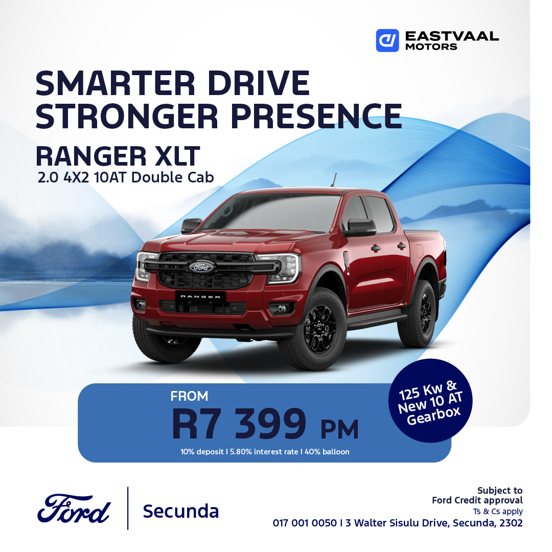 Ford Ranger XLT from Eastvaal Secunda Ford