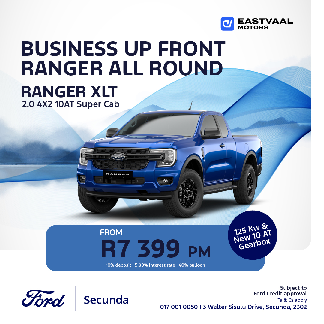 Ford Ranger XLT from Eastvaal Secunda Ford