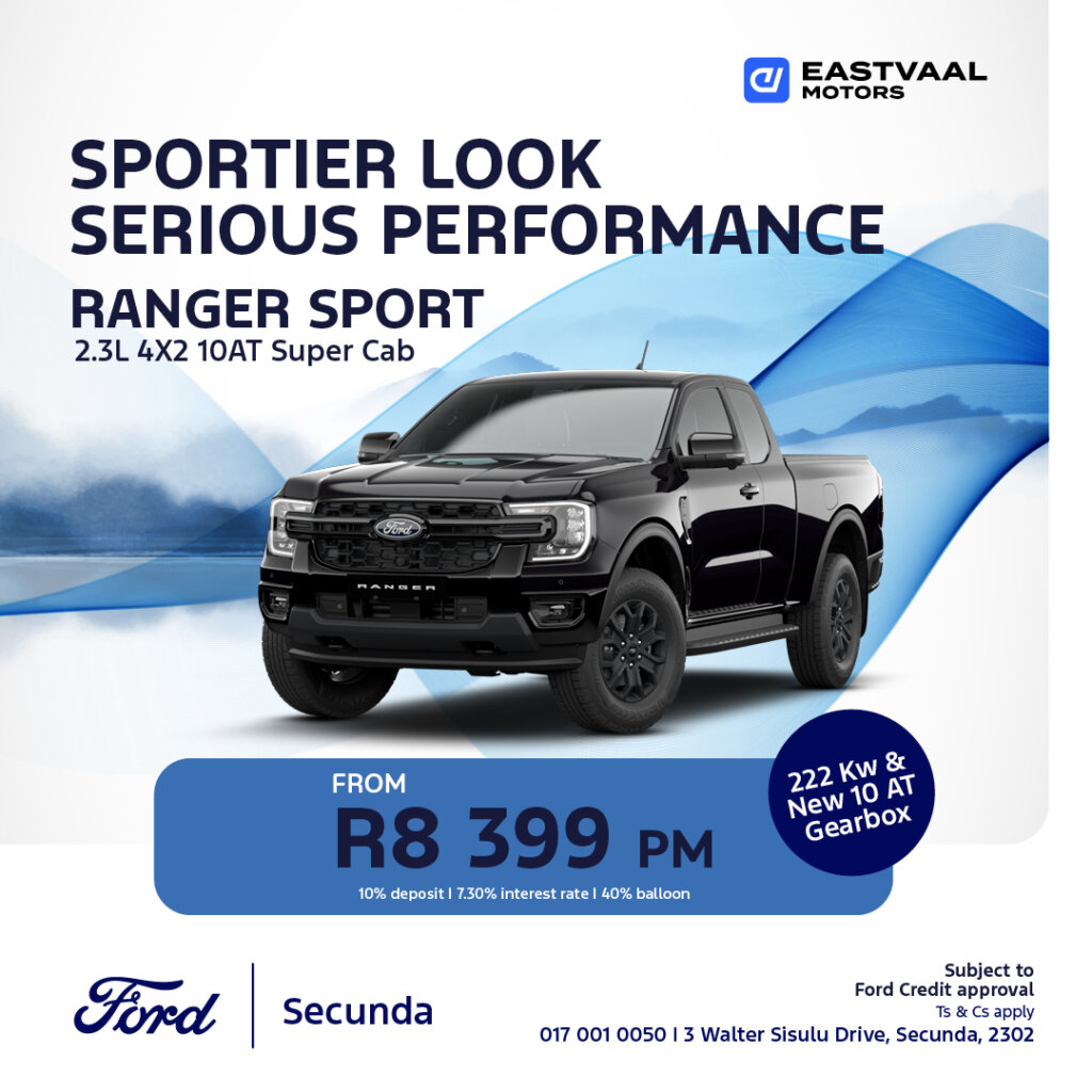 Ford ranger super cab from Eastvaal Motors