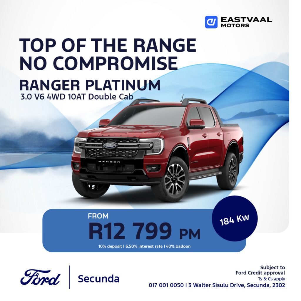Ford Ranger Platinum from Eastvaal Motors