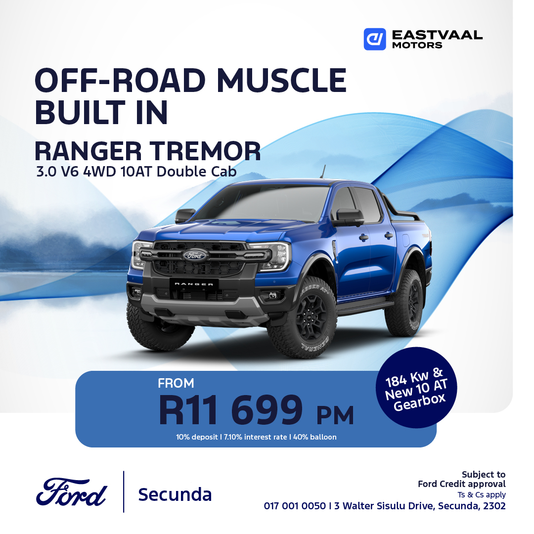 Ford Ranger Tremor from Eastvaal Secunda Ford