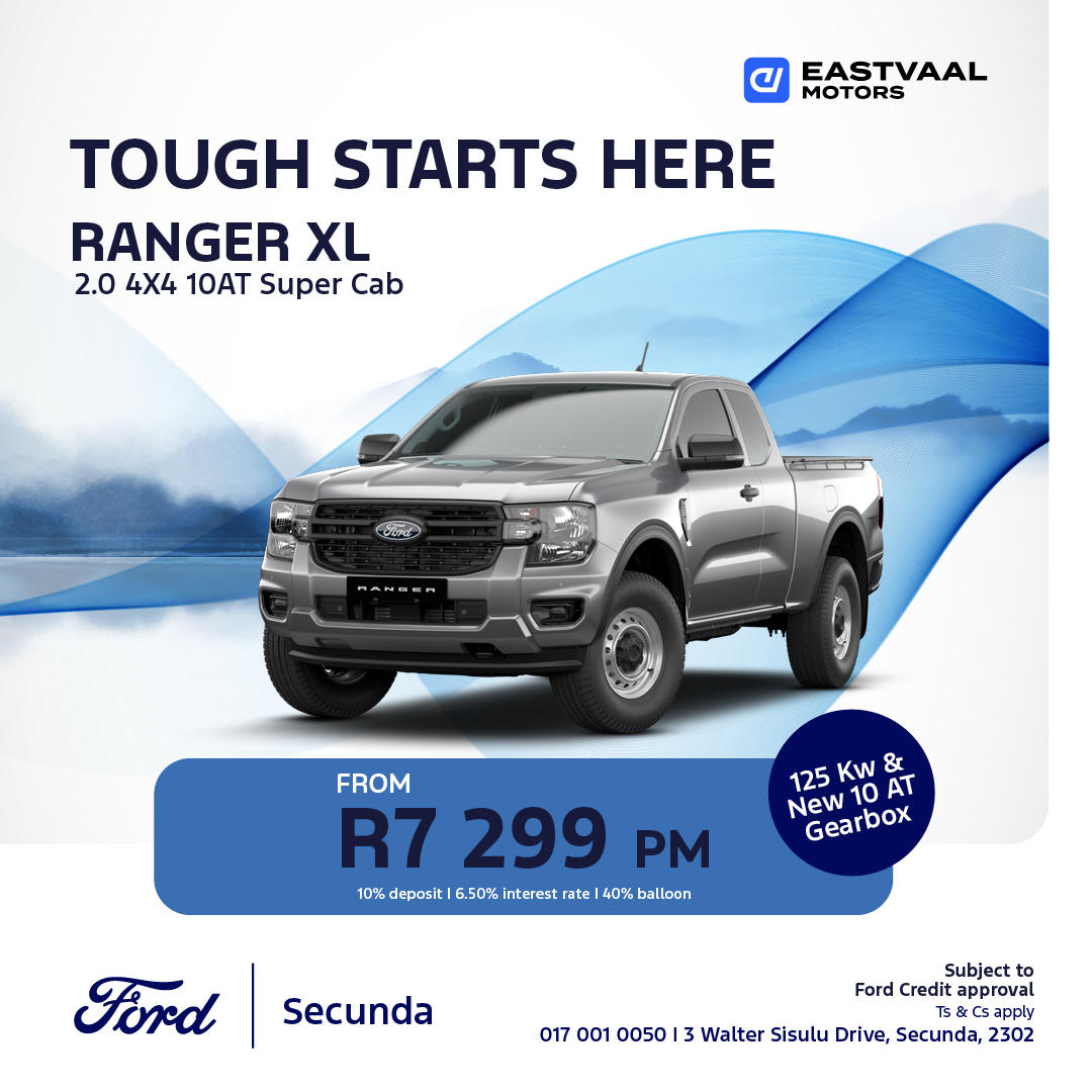 Ford Ranger XL from Eastvaal Secunda Ford
