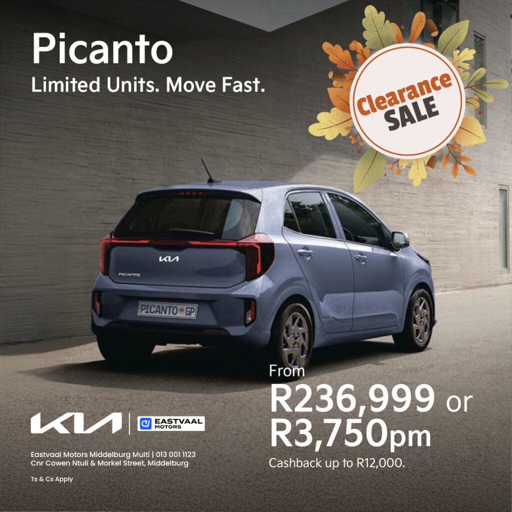 Clearance Sale – Kia Picanto from Eastvaal Motors