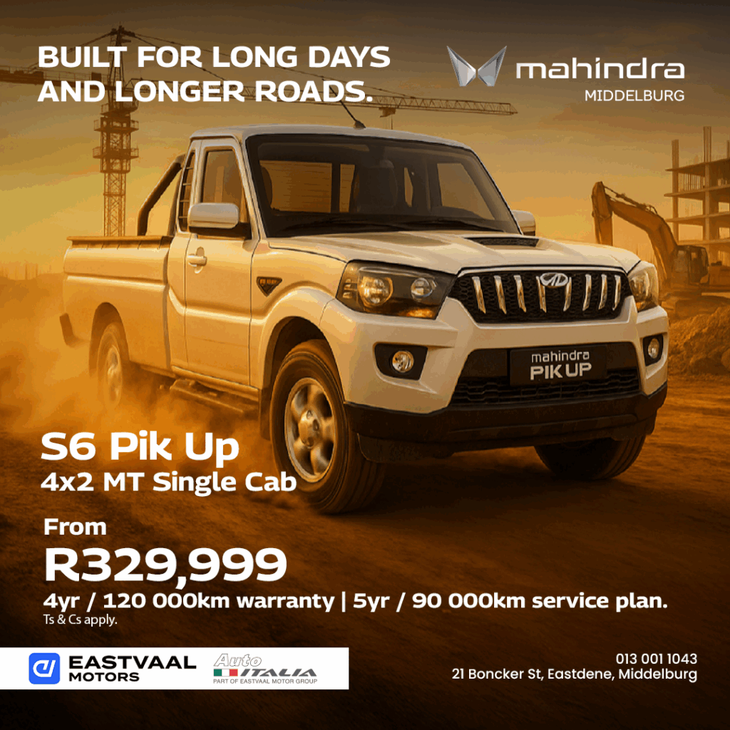 Mahindra S6 Bakkie from Eastvaal Motors
