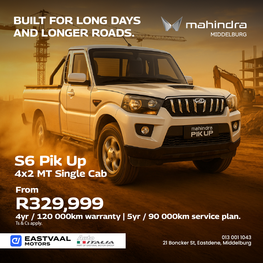 Mahindra S6 Bakkie from Mahindra Middelburg
