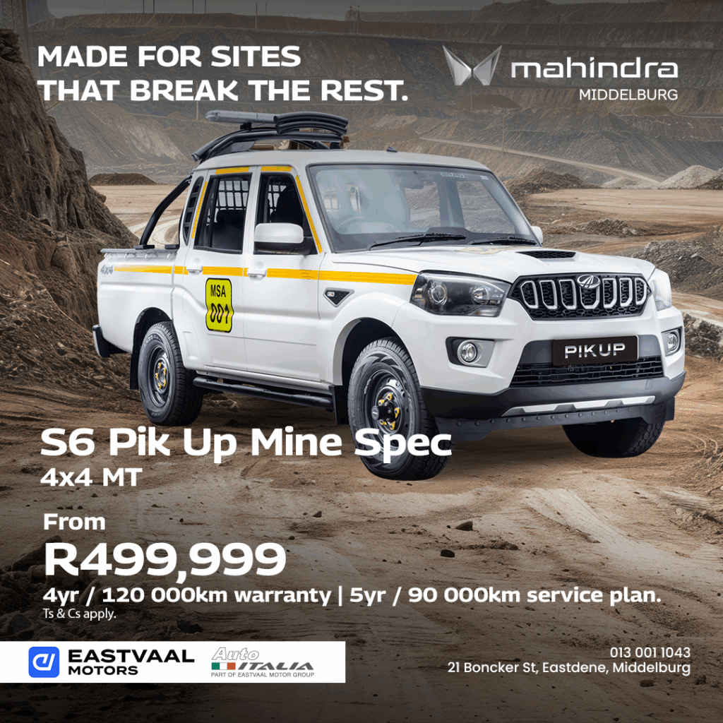 Mahindra Mine Spec Bakkie from Eastvaal Motors