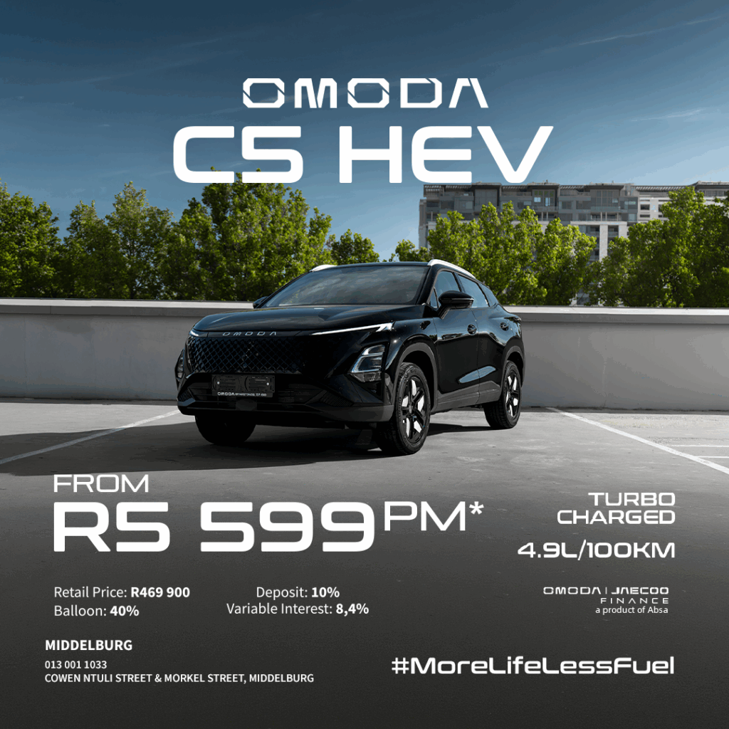 Omoda C5 HEV from Eastvaal Motors