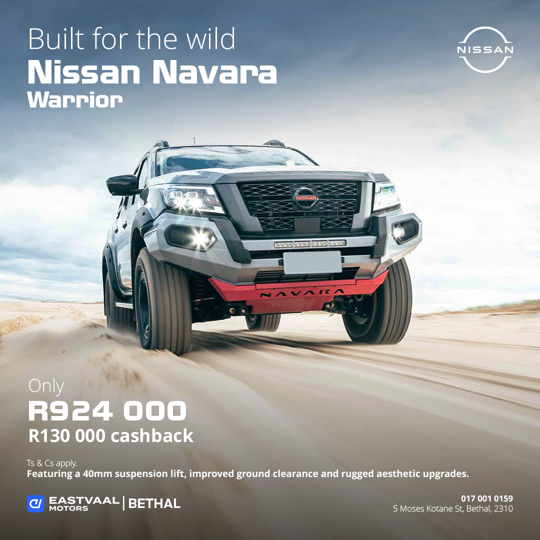 Nissan Navara Warrior from Eastvaal Bethal Nissan