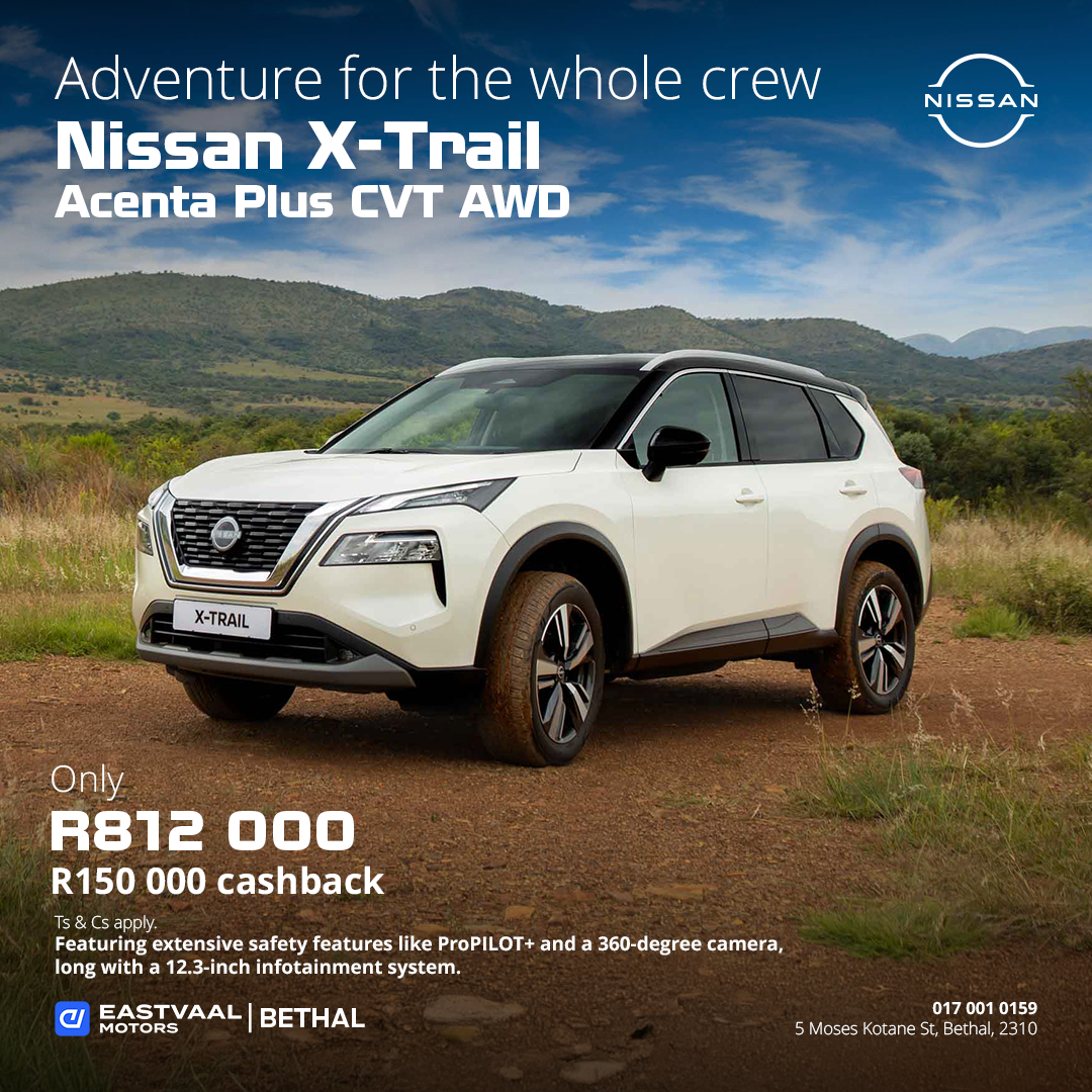 Nissan X-Trail from Eastvaal Bethal Nissan