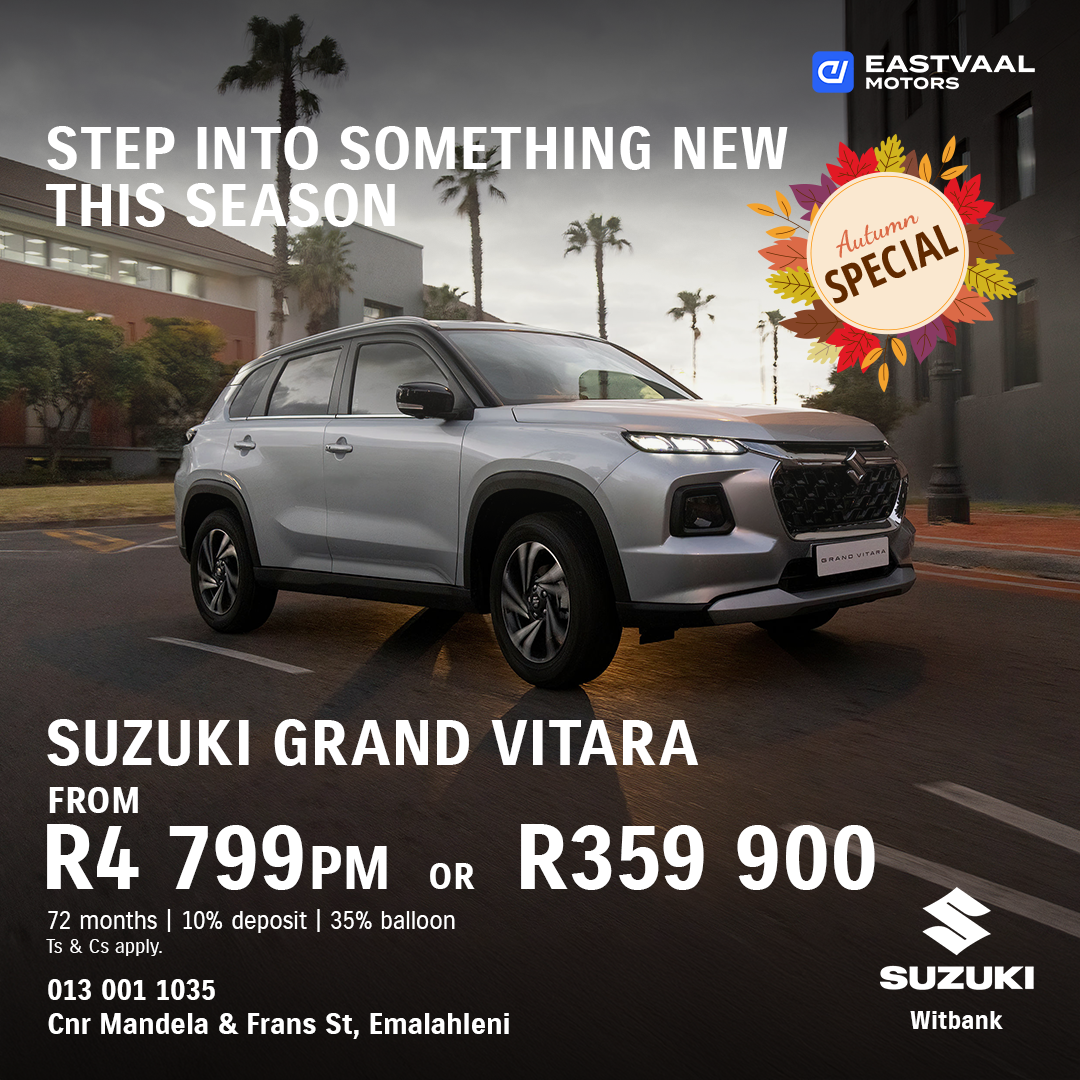 Autum Special – Suzuki Grand Vitara from Eastvaal Suzuki Emalahleni