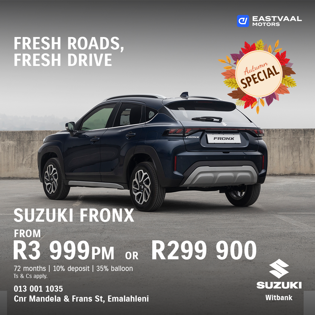 Autum Special – Suzuki Fronx from Eastvaal Suzuki Emalahleni