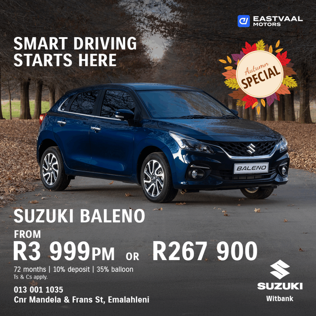 Autum Special – Suzuki Baleno from Eastvaal Motors