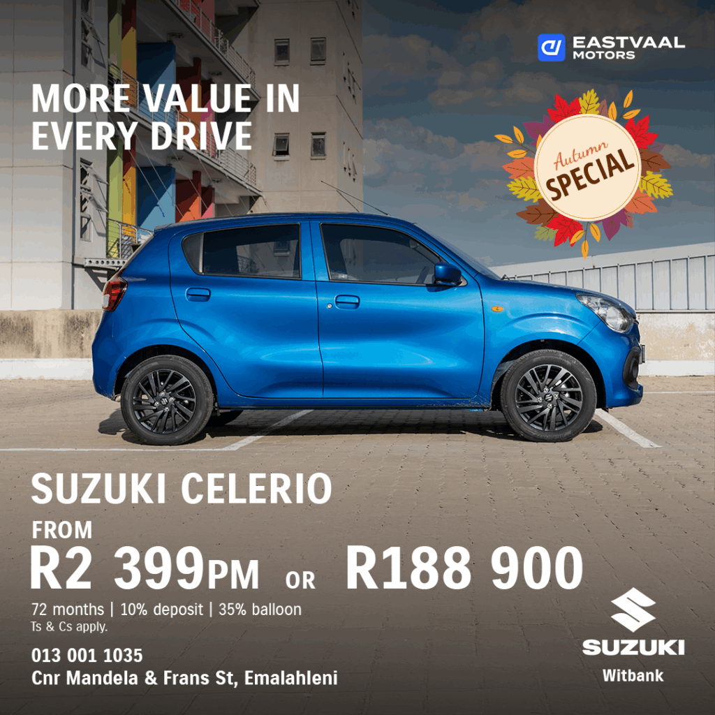 Autum Special – Suzuki Celerio from Eastvaal Motors