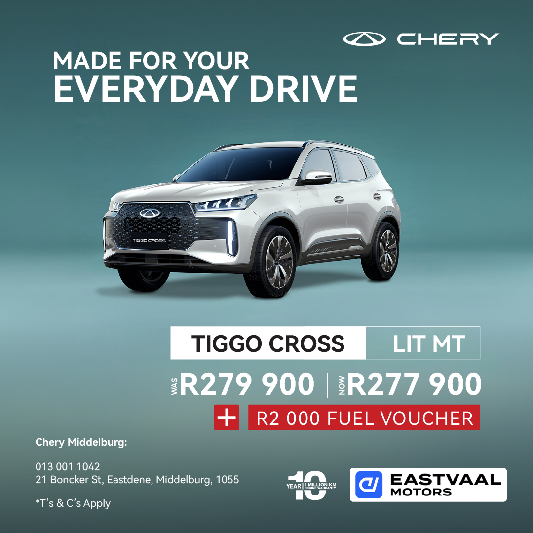 Chery Tiggo Cross LIT MT from Chery Middelburg