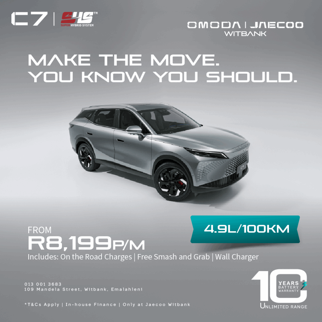 Omoda C7 from Eastvaal Motors