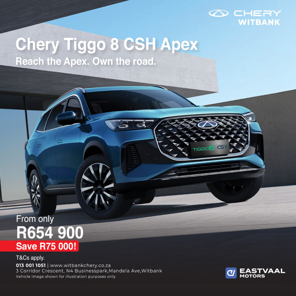 Chery Tiggo 8 from Eastvaal Motors