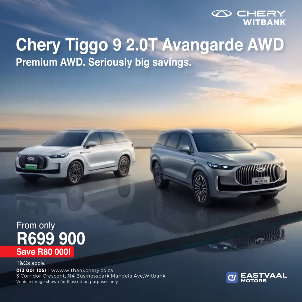 Chery Tiggo 9 from Eastvaal Motors