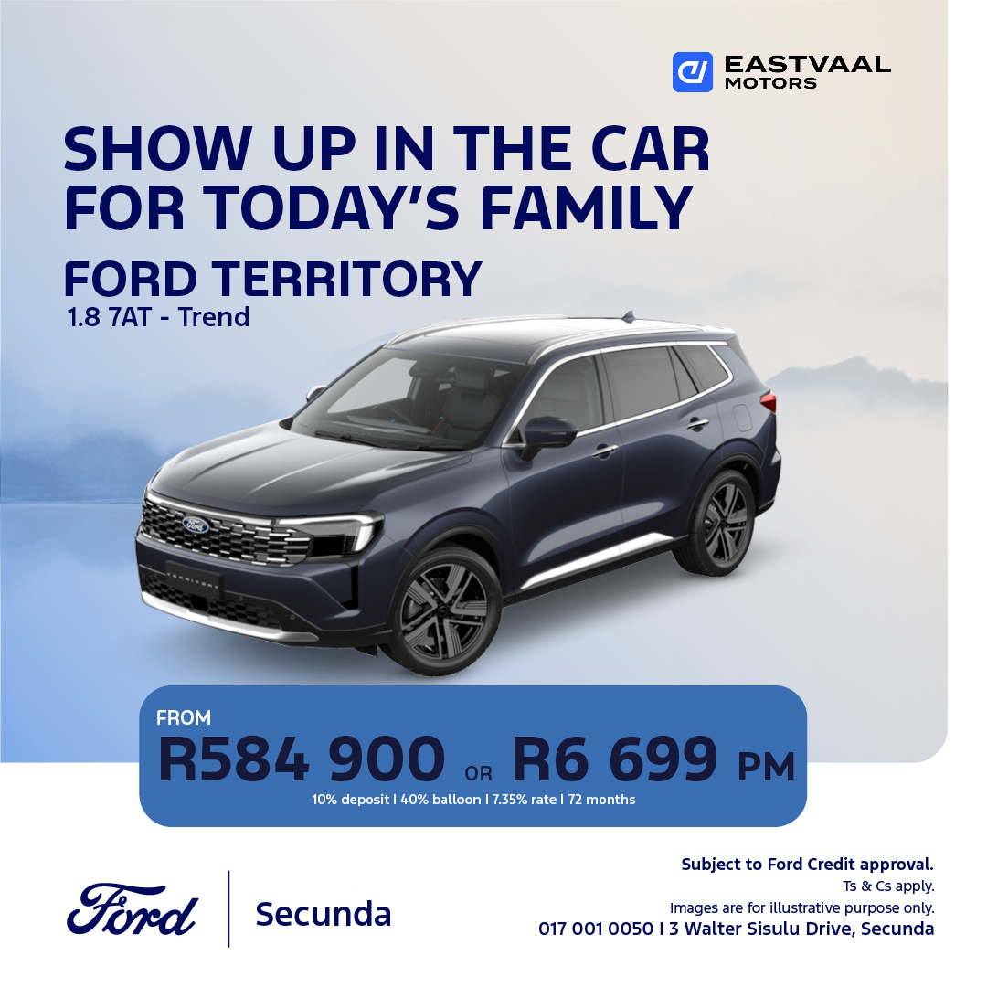 Ford Territory Trend from Eastvaal Secunda Ford