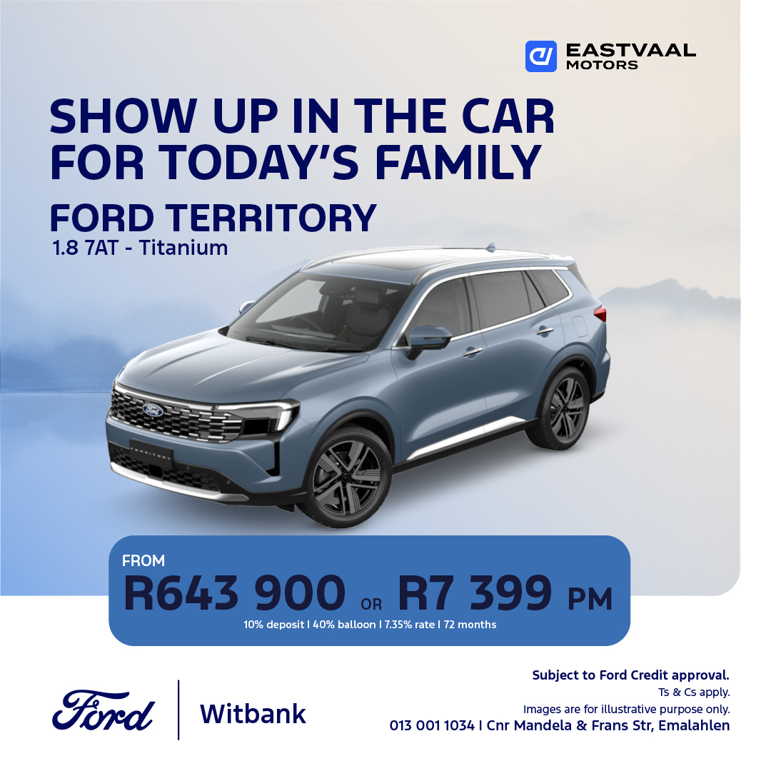 Ford Territory Trend from Eastvaal Witbank Ford