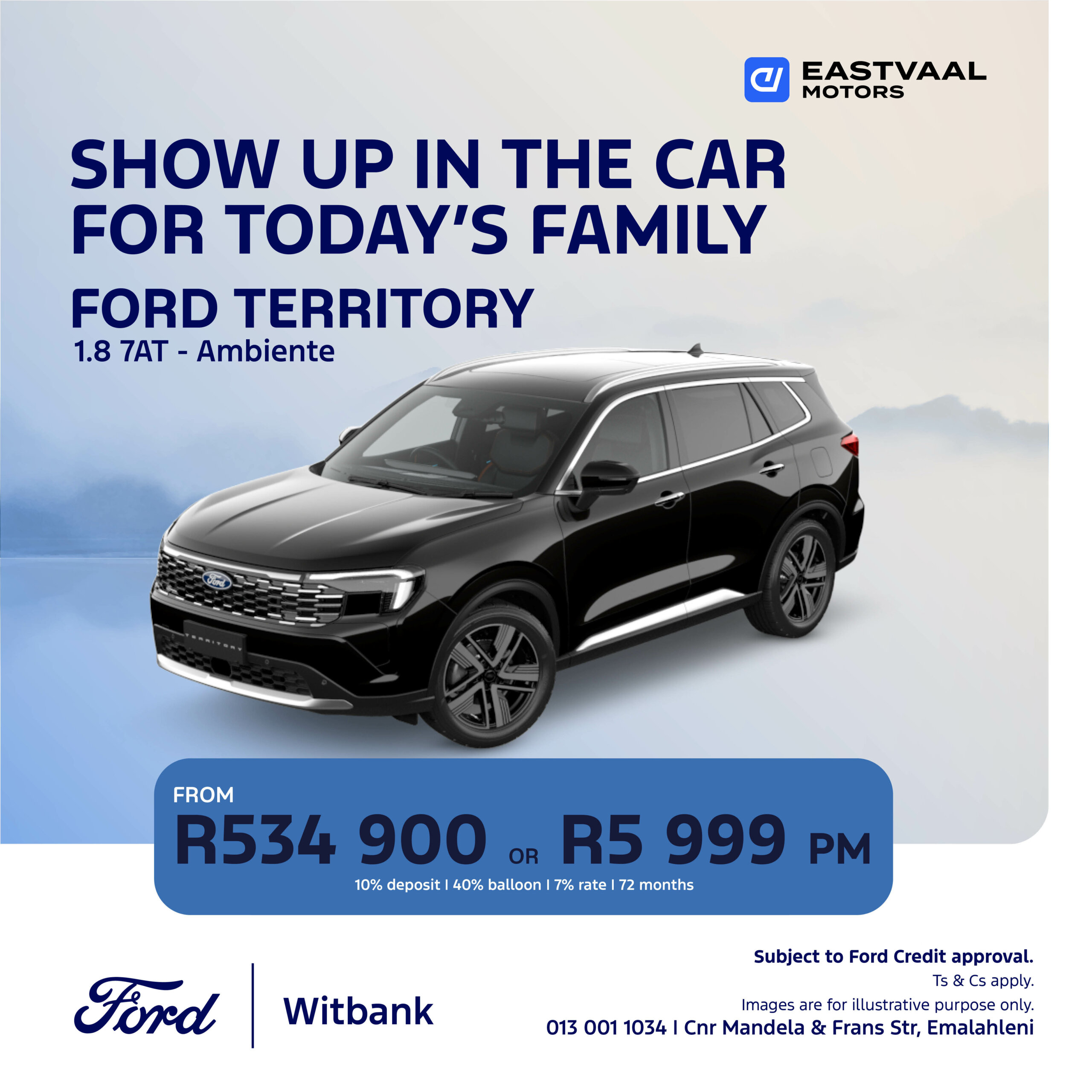 Ford Territory Trend Ambiente from Eastvaal Witbank Ford