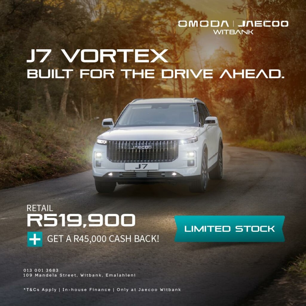 Jaecoo J7 from Eastvaal Motors