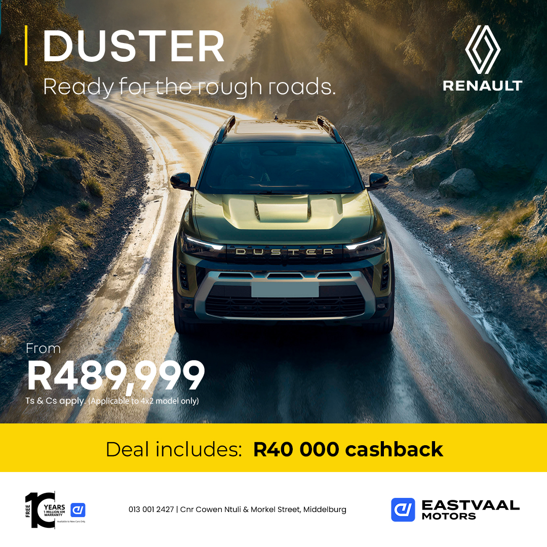 Renault Duster from Eastvaal Middelburg Renault
