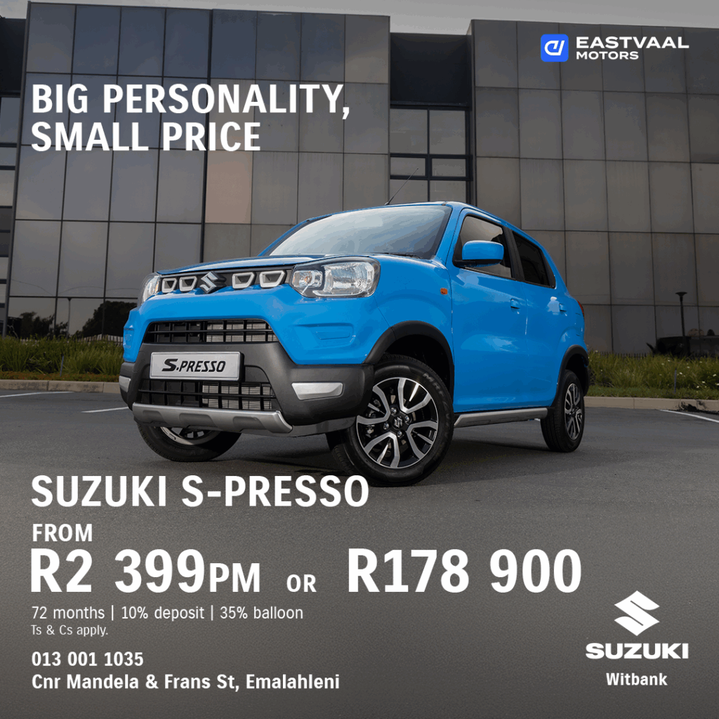 suzuki s-presso from Eastvaal Motors