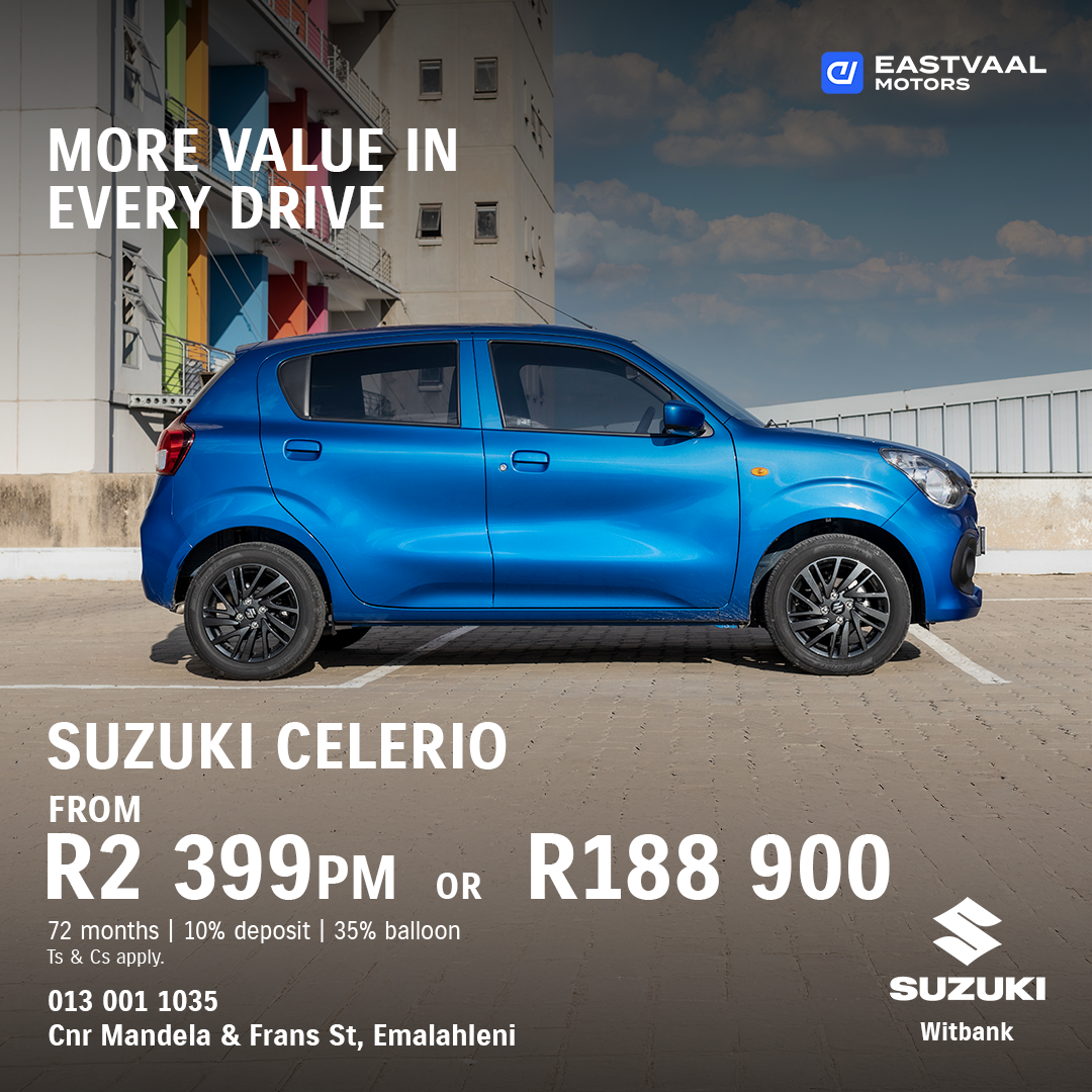 suzuki celerio from Eastvaal Suzuki Emalahleni