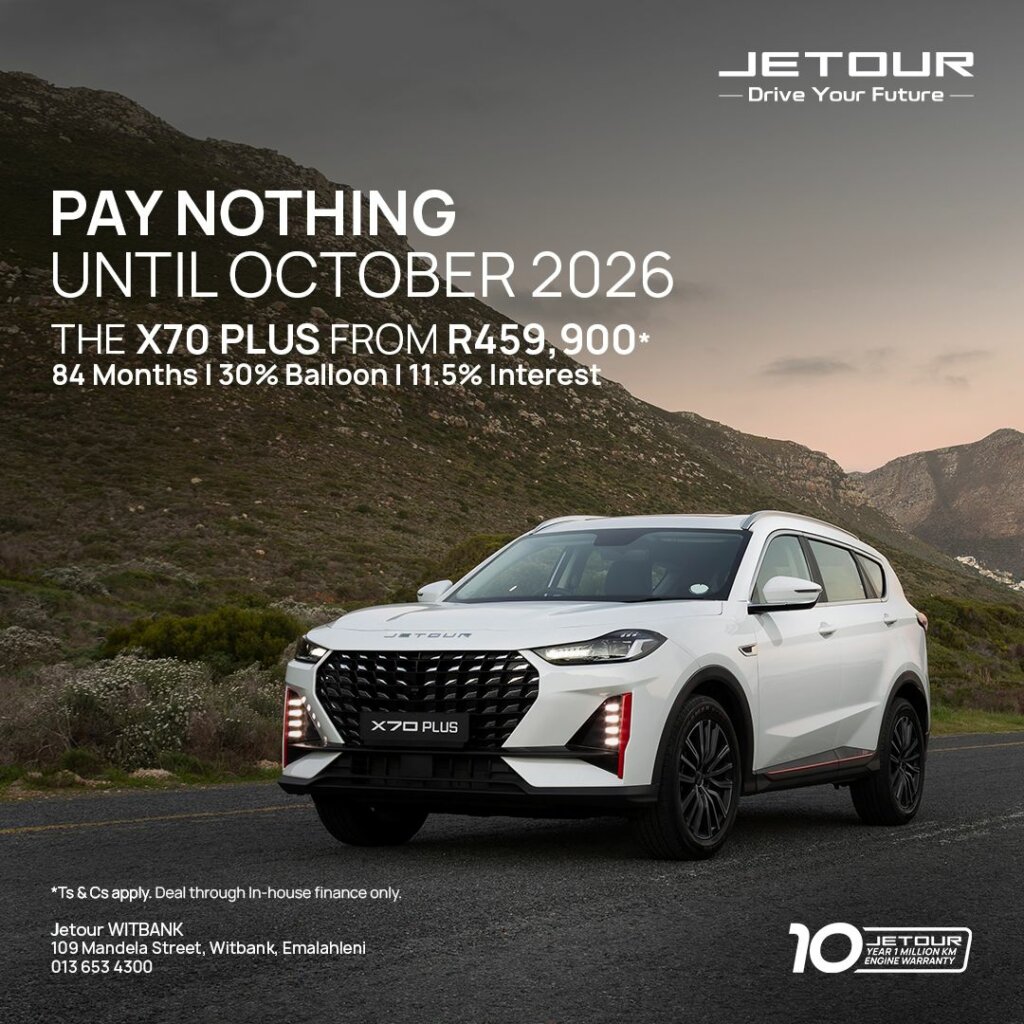 Jetour X70 Plus from Eastvaal Motors