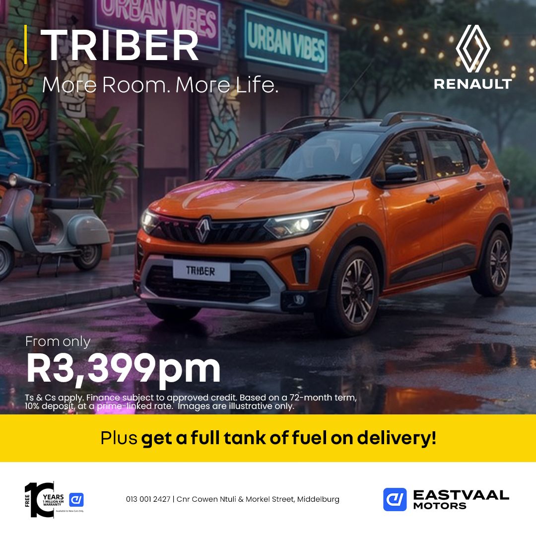 Renault Triber from Eastvaal Middelburg Renault